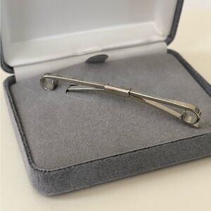 Elegant Silver Tie Clip